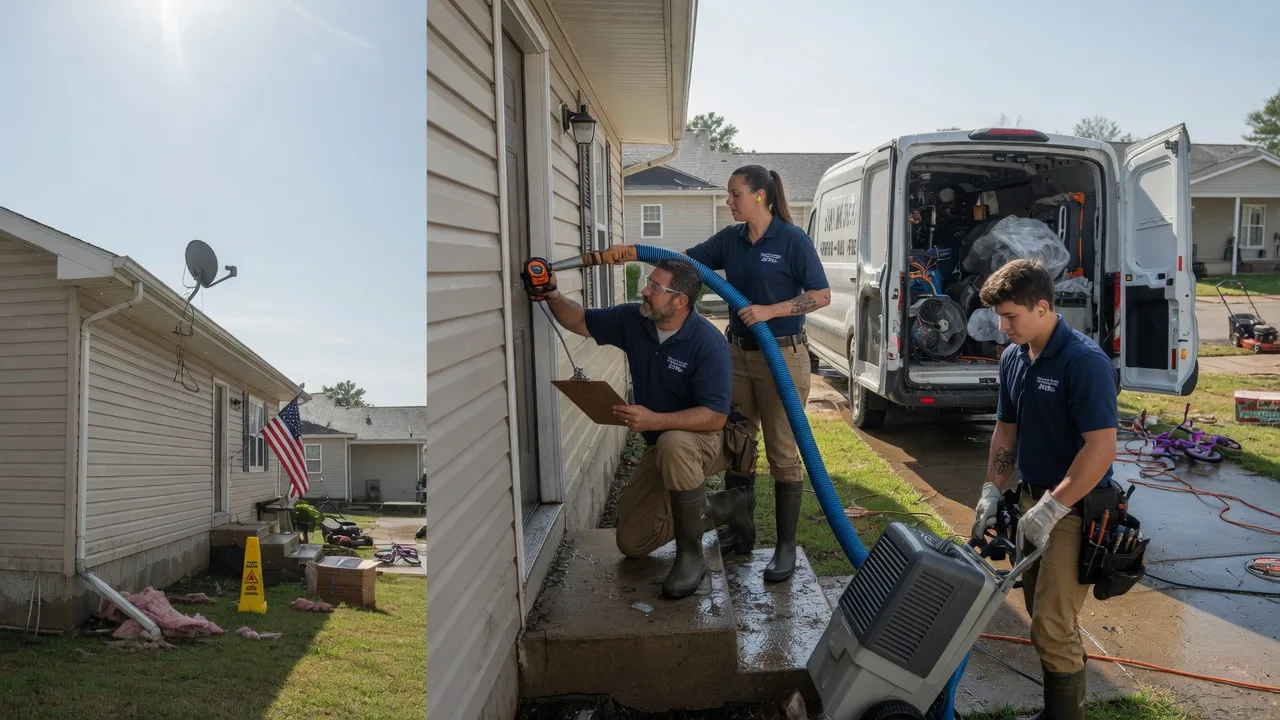 Ceiling Water Damage Restoration in Wallaceton, PA near me